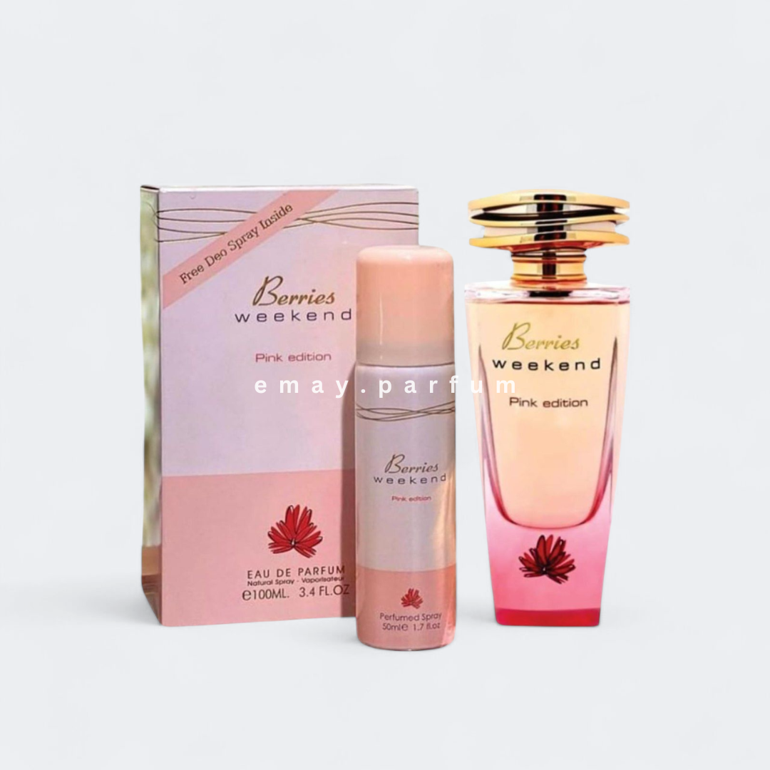 Berries Weekend Pink Edition with Deo Spray